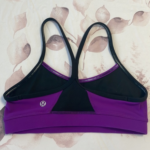 Lululemon Flow Y Bra IV in Tender Violet - Picture 8 of 9